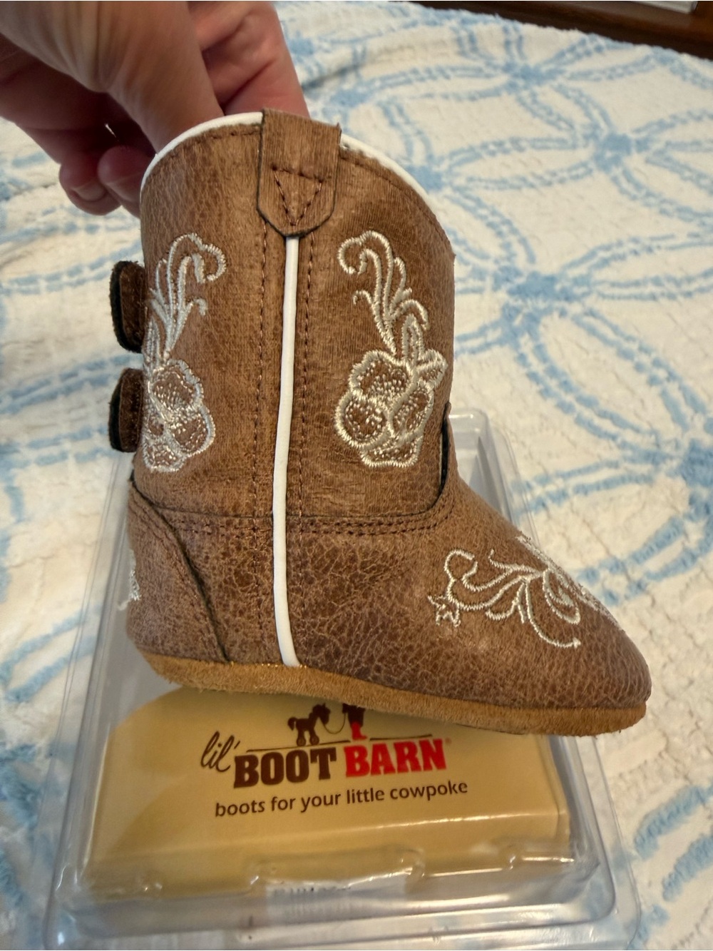 Baby cowboy boots size 2 - Picture 3 of 7